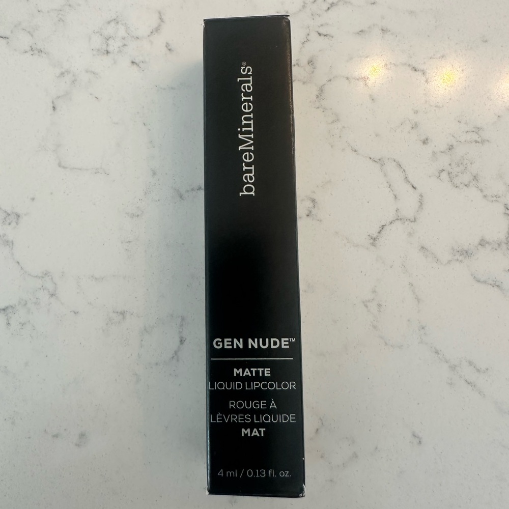 bareMinerals GEN NUDE Matte Liquid Lipcolor In KISSYFACE Discontinued RARE .13oz
